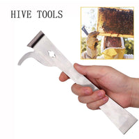 Bee Tools Stainless Steel Thumb Type Multifunction Bee Honey Knife Bee Hive Scraper Beekeeping Bee Scraper Cut