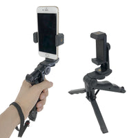 Mini Tripod Holder Handheld Stabilizer Phone Clip Mount Extendable Rotatable For Iphone Samsung Huawei Xiaomi yi Action Camera