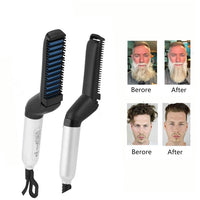NEW Beard Straightener Multifunctional Hair Comb Brush Electric Quick Heating  Hair Straightening Iron Hair Styling Comb For Men