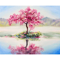SDOYUNO 60x75cm Oil Painting By Numbers Landscape DIY Paint By Numbers On Canvas Frameless Home Decoration Unique Gift