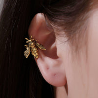 1pcs Earrings Fashion Jewelry Insect Ear Clip Metal Bee Earrings Oorbellen Earrings For Women Statement Earings Wholesale