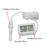 Beekeeping Beehive Mini Convenient Digital LCD Hygrometer Thermometer with Sensor Monitoring Display Humidity Detector