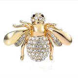 Fashion cute little bee brooch CZ brooch pin collar cardigan dress lady small insect animal brooch jewelry