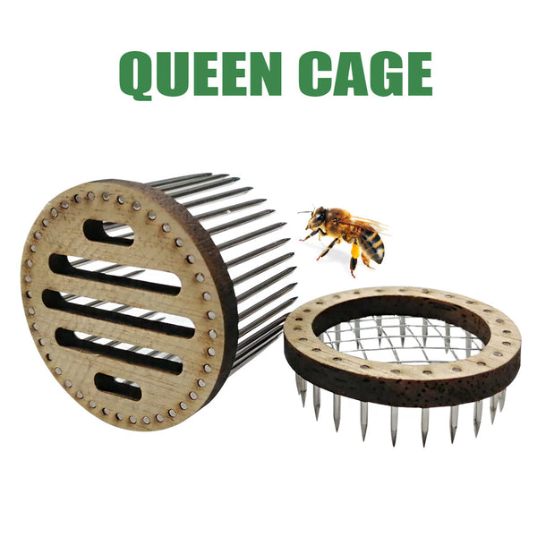 New Queen Bee Cage Stainless Steel Needle Type Catcher Isolation Room Beekeeping Equipments Beekeeper Supplies