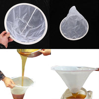 Ultra-fine Funnel-shaped Honey Strainer Net Impurity Filter Cloth for Beekeeping Special Tools Garden Supplies Apiculture
