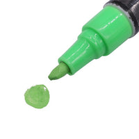 Marker Pen LED Highlighter Marks Pen 135mm*4mm 8 Colors Optional Bevel Nib Paintbrush Beekeeping Queen Bee Tools 1 Pcs