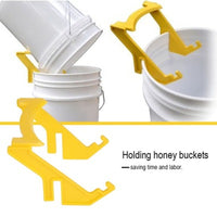 1PCS Beekeeping Honey Gallon Bucket Holder Plastic Bracket  Rack Frame Grip Lift Bees Tools  Equipment Supplies