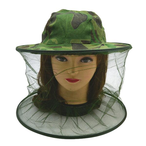 Mosquito Head Face Protector Net Hat Insect Bugs Bee Proof Mesh Hat Beekeeping Hat Outdoor Fishing Sun Cap Face Protector