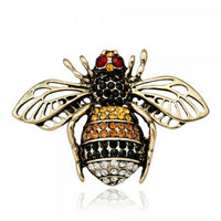 Fashion Enamel Insect Series Brooches Women Men Delicate Little Bee Brooch Crystal Rhinestone Brooch Pin Jewelry Gifts Wholesale