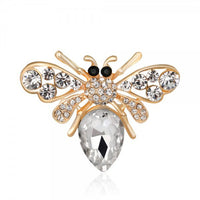 Fashion Enamel Insect Series Brooches Women Men Delicate Little Bee Brooch Crystal Rhinestone Brooch Pin Jewelry Gifts Wholesale