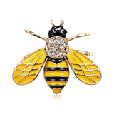 Fashion Enamel Insect Series Brooches Women Men Delicate Little Bee Brooch Crystal Rhinestone Brooch Pin Jewelry Gifts Wholesale