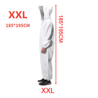 Cotton Full Body Beekeeping Clothing Veil Hood Hat Anti-Bee Coat Special Protective Clothing Beekeeping Bee Suit Equipment