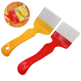 Beekeeping Tools 18 Pin Bee honey Forks Straight Needles Uncapping Forks handle Stainless Steel Honey Sparse Rake Shovel Comb
