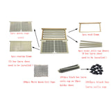 1set queen rearing system bee larva cell cups frame cage for cqr-3 Royal jelly production equipment of beekeeping tools supplies