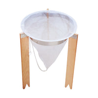 Wooden Honey Filtering Stand with Conical Filter Beekeeping Honey Processing Beekeeping Supplies