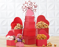 Tower of Hearts Gift Basket By Wine Country Gift Baskets